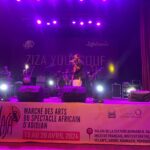 Concert sur scène au MASA, Marché des Arts du Spectacle Africain, Abidjan