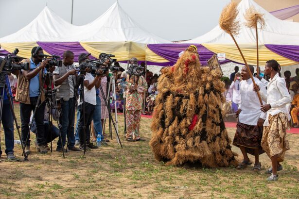 Festival Utomo Obong, masques et rites à Adiabo, Calabar, Nigeria